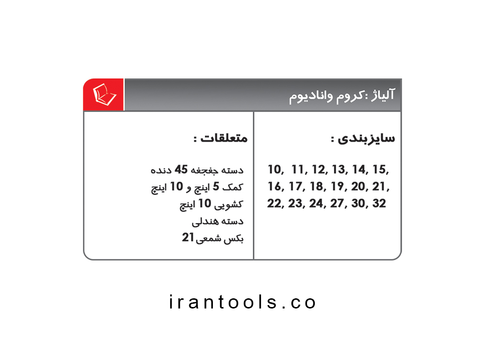 جعبه بکس 25 پارچه 1/2 درایو GO 2500 MQ-MR