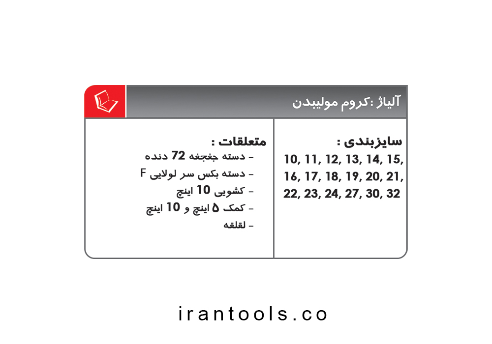 جعبه بکس فشار قوی 1/2 درایو SU-25P 2009
