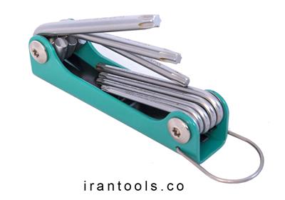 آلن چاقویی ستاره ای 7 عددی بدون سوراخ  TX-3308