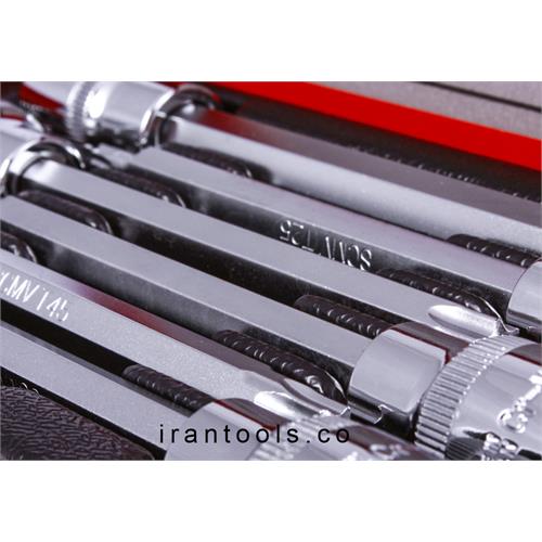 جعبه بکس بلند ستاره ای 6 پارچه 1/2 درایو S-2026