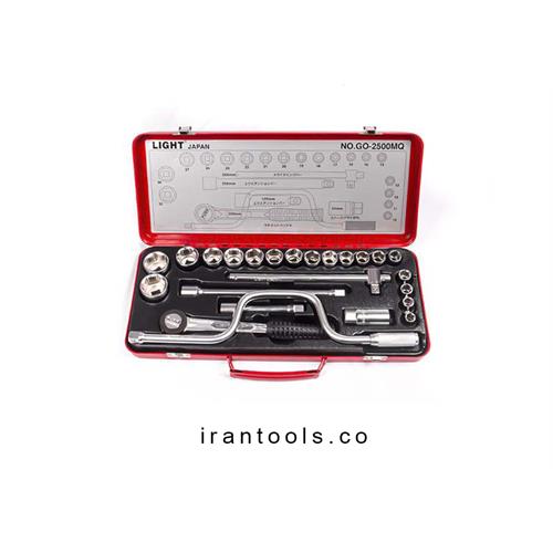 جعبه بکس 25 پارچه 1/2 درایو GO 2500 MQ-MR