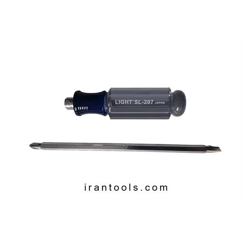 پیچ گوشتی دوطرفه لایت ژاپن مدل SL-207-62T