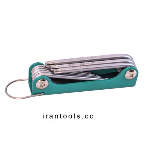 آلن چاقویی ستاره ای 8 عددی بدون سوراخ TX-3308