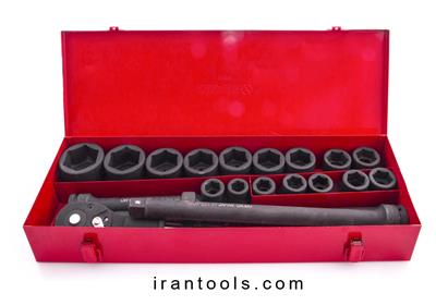 جعبه بکس 21 پارچه فشارقوی 3/4 درایو لایت SU-21P