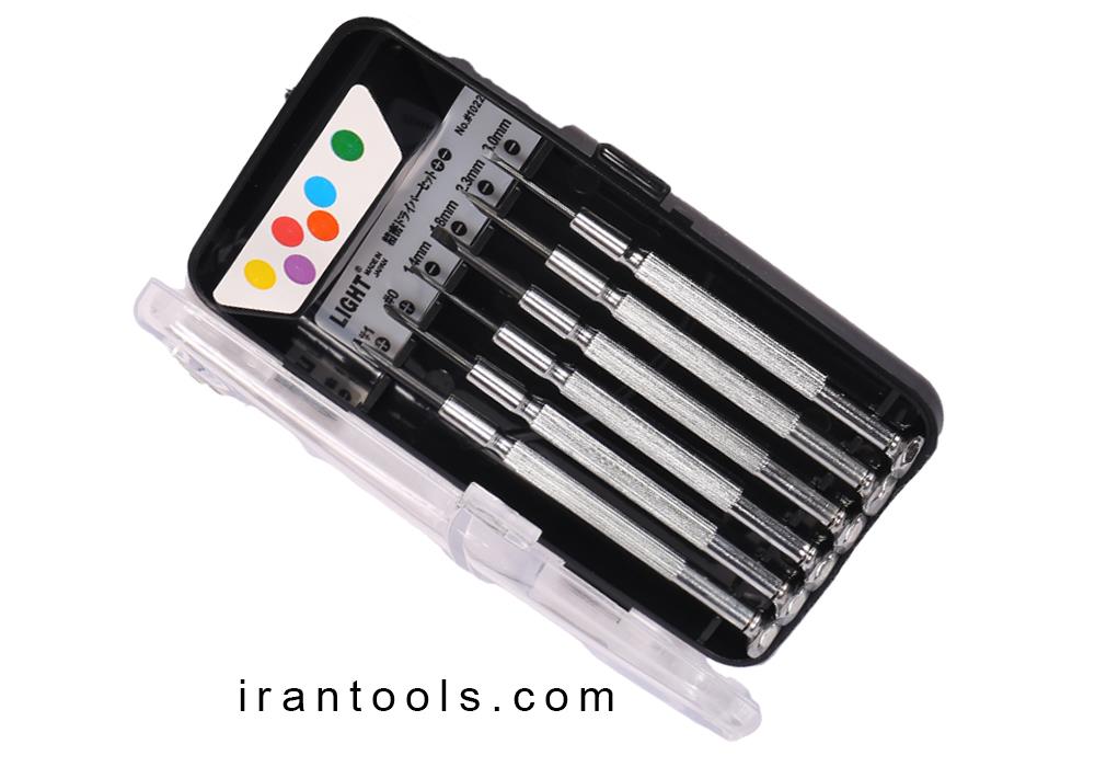 پیچ گوشتی ساعتی لایت مدل 1022