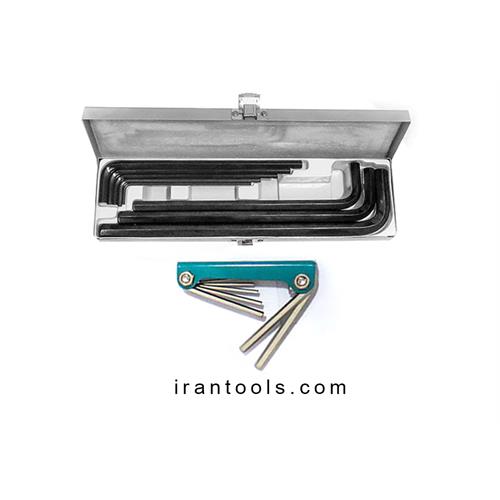 آچار آلن جعبه ای ستاره ای لایت مدل KDH 17M-2