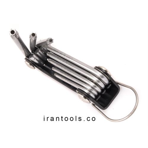 آلن چاقویی ستاره ای 8 عددی سوراخ دار TX- 4308