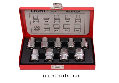 جعبه بکس 9 پارچه 1/2 درایو E 1200