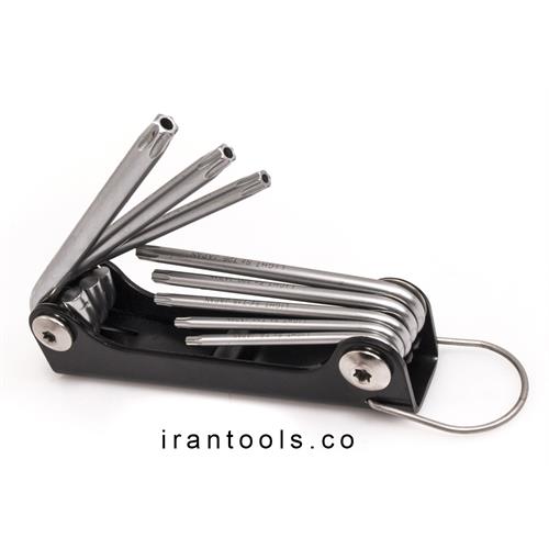 آلن چاقویی ستاره ای 8 عددی سوراخ دار TX- 4308