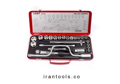 جعبه بکس 25 پارچه 1/2 درایو GO 2500 MQ-MR